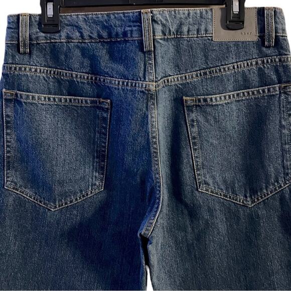 6397 Shorty Relaxed Fit Ankle Length Jeans In Skater Blue Size 29 - Picture 5 of 9